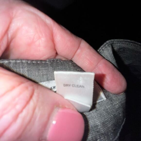 Ann Taylor LOFT Marisa dark gray cuffed crop 8 - Picture 5 of 5